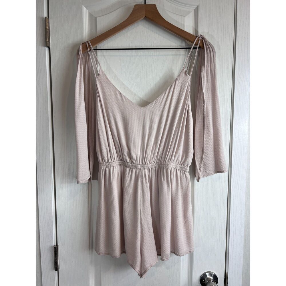Some Days Lovin Women's Blush Pink Romper Adjustable Spaghetti Straps Size S